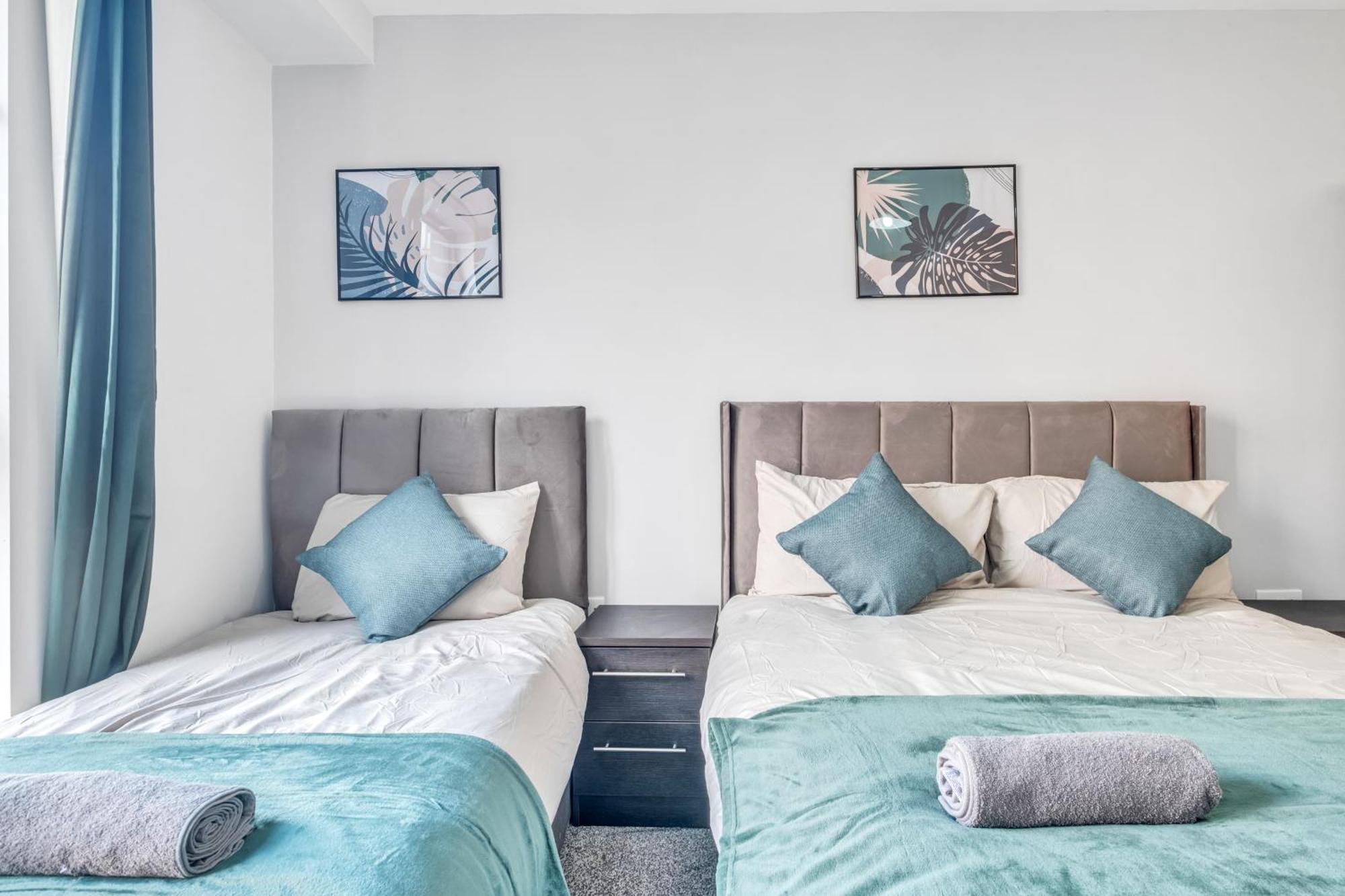 City Centre Emerald Escape - Sleeps-6, 2Beds & 2Baths , Netflix , Free Internet Μπέρμιγχαμ Εξωτερικό φωτογραφία